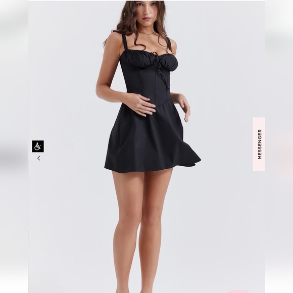 House of CB 'Carlotta' Black Corset Mini Dress - Picture 5 of 16